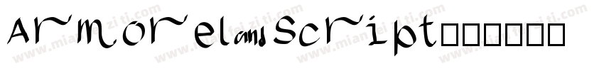 Armorel Script字体转换